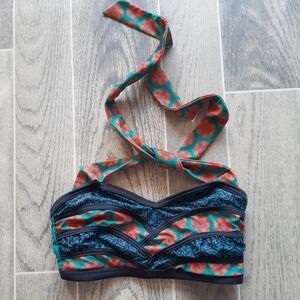 High Dive ModCloth Boho Bikini Top XS